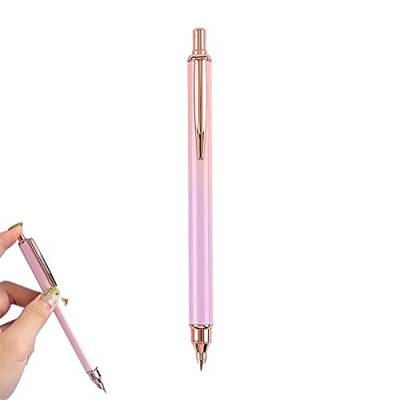 Xiaocao Pluma Estilográfica Punta Fina - Pluma estilográfica Recargable de Escritura Suave,Plumas estilográficas de Color Degradado Pluma de Negra de 