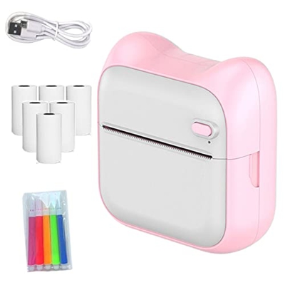 ALMAK Mini impresora del bolsillo compatible con la impresora móvil de la etiqueta engomada de iOS y Android para la reunión del negocio del estudio