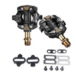 maoping Dong Store Ajuste for Mtbpedal Clip Bicicleta de montaña Pedal automático Clip Bicicleta Paddle Apto for SPD M8000 Antideslizante Nail Gold Pe en oferta