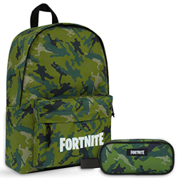 Fortnite Mochila - Set Mochila Escolar y Estuche para Niños en oferta
