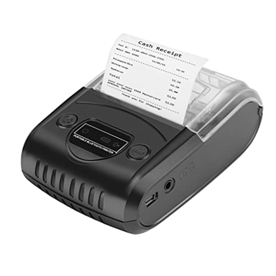 MJWDP Mini portátil 58mm BT Impresora de Recibos térmicos Personal Bill Mobile Pos Soporte de Impresora ESC/POS Comando de impresión