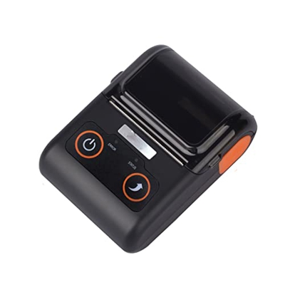 MJWDP Impresora de Recibos portátiles 5 8mm Impresora Termal móvil Pos Impresora USB BT Conexión Compatible con Windows Android iOS