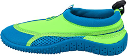 Fashy - Scarpe da spiaggia per bambini scarpe sportive Mis, 20 - 35/2 diversi colori"impy scarpe, Badelatschen, Verde (grün-türkis), 24 precio