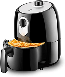 Bevis David Freidora de Aire Máquina de Papas Fritas for el hogar Horno Freidora eléctrica Capacidad de 2-4L Freidora eléctrica multifunción (Color :  características