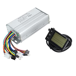 RiToEasysports Juego de Controlador de Bicicleta Eléctrica, Controlador sin Escobillas de Bicicleta Eléctrica de Buena Disipación de Calor con Medidor precio