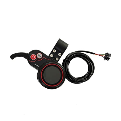 Genggeng Acelerador de Pantalla de Controlador de 60V 45A Compatible con FLJ 13 Pulgadas Motores duales 3200W 6000W instrumentación de medidor de Scoo