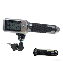 Genggeng Velocímetro/odómetro + Acelerador + Pantalla LCD 36v48v60v + Bloqueo/Crucero + indicador Scooter eléctrico Bicicleta MTB DIY Parte M30 21 (Co precio