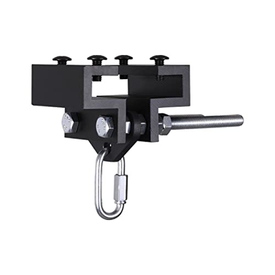 VANROUG Abrazadera de viga de Acero Resistente, Soporte de Bolsa Pesada, Muay Thai, Entrenamiento MMA, Anillos de Gimnasia, Cuerdas de Escalada, Sopor