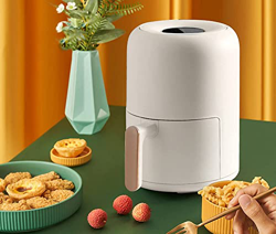 Bevis David Freidora de Aire for el hogar, máquina multifunción automática sin freidora, máquina for Patatas Fritas, Capacidad de 2L (Color : White) precio