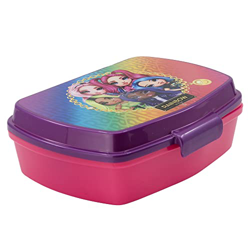 Rainbow High | Sandwichera Para Niños Decorada - Fiambrera Infantil | Caja Para El Almuerzo Y Porta Merienda Para Colegio - Lonchera características