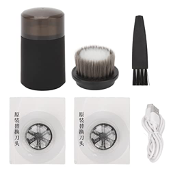 Recortadora de Barba Eléctrica Portátil Impermeable Recargable 2 en 1 Maquinilla de Afeitar para Barba con Cepillo de Limpieza precio