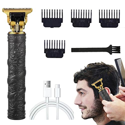 Tebinzi Recortador de Barba para Hombres - Cortapelos Profesional para Peluquero | Recargable Edgers Clippers Electric Beard Trimmer Shaver Hair Cutti