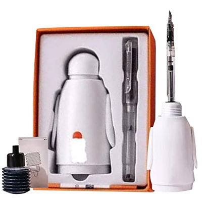 Caneem Bolígrafo de de Relleno automático | 1s Automática en Plumas Estilográficas - Pluma Estilográfica con Absorbedor de Inteligente No Manos Sucias