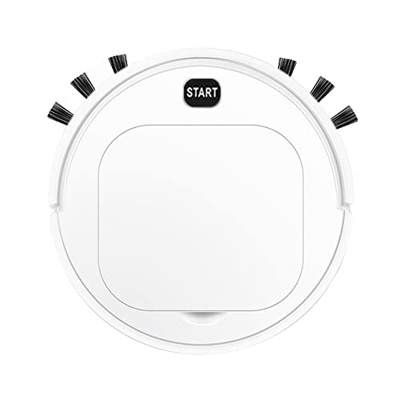 Veizao Barredora EléCtrica Robot Aspirador Inteligente MáQuina de Barrido DoméStico para Pelos de Mascotas Alfombras Robots AutomáTicos de Limpieza