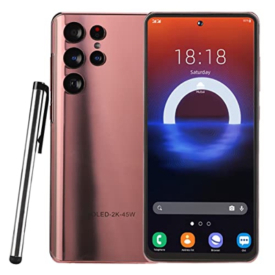Note 30 Plus 4G Smartphone, 6.82in Android 10 Teléfono Celular Desbloqueado con Batería de 7300mAh, 6GB RAM 128GB ROM, Cámara de 5MP 24MP, Lápiz Tácti