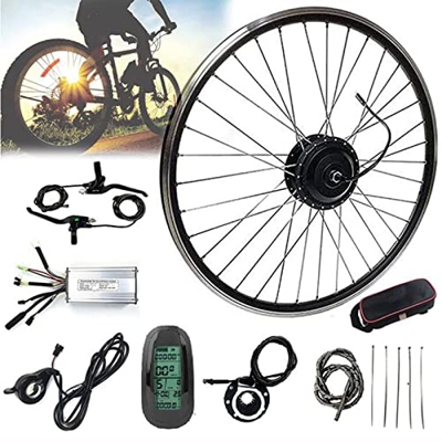 Kit de ConversióN de Bicicleta EléCtrica de Rueda Trasera de 250/350/500/1000/1500w,20 24 26 27,5 28 29 Pulgadas 700c Mtb ModificacióN de BateríA de L