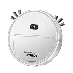 Veizao Robot Aspirador AutomáTico 3 en 1 MáQuina de Limpieza de Barrido InaláMbrico Inteligente Carga Robot Inteligente VacíO Blanco precio