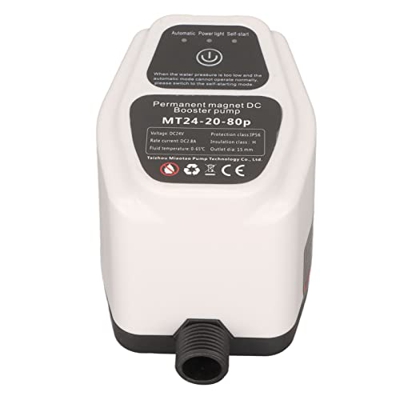 Bomba de Refuerzo, Bomba de Refuerzo de Presión de Agua 100-240V 4.4GPM Arranque de Flujo Pequeño Ahorro de Energía Inteligente Montado en la Pared co