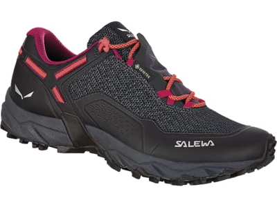 Salewa WS Speed Beat GTX, Zapatillas de Running Mujer, Asphalt Fluo Coral, 40 EU