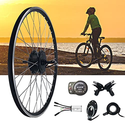 TOOJUN Kit de conversión de Bicicleta eléctrica Impermeable Rueda Trasera Kit de Motor de Cubo Modificado para Bicicleta de montaña con medidor LED900