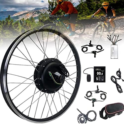 GAOMIN Kit de ConversióN de Bicicleta EléCtrica de 48v 500/1000/1500w,20"/ 24"/26"/27,5"/28"/29"/700c Kit de ModificacióN de Bicicleta de BateríA de L