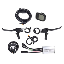 RiToEasysports Kit de Controlador de Motor de Bicicleta Eléctrica, Kit Completo de Conversión de Bicicleta Eléctrica a Prueba de Agua 15a con Dial de  precio