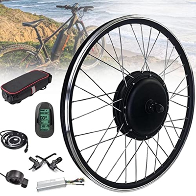 GAOMIN Kit de ConversióN de Bicicletas EléCtricas de Rueda Trasera 250/350/500/1000/1500w,20"/24"/26"/27,5"/28"/29"/700c Kit de ConversióN de Rueda de