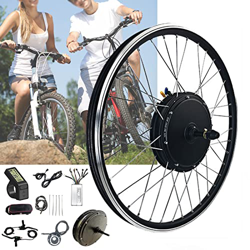 TOOJUN Kit de conversión de Bicicleta eléctrica con medidor LCD4 48V/1000W Kit de Motor Giratorio de Alta Potencia/transmisión Trasera para Bicicleta  características