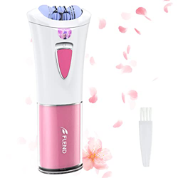 Flend Depiladora para mujer, depiladora facial para mujer, con luz LED, depiladora inalámbrica para la cara y el vello corporal, mini depiladora eléct en oferta