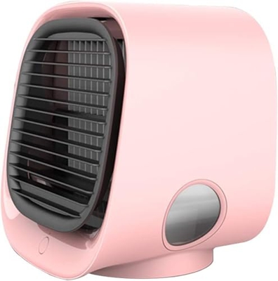 Aire Acondicionado portátil Mini acondicionadores de Aire Humidificador USB Ventilador de refrigeración Ajustable Ventilador de 3 velocidades for el h
