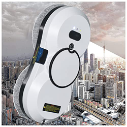 ATRNA Robot de Limpieza de Ventanas, Robot de Limpieza de Ventanas, Robot de Limpieza de Vidrio para Interiores/Exteriores-White en oferta