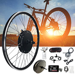 TOOJUN Kit de conversión de Bicicleta eléctrica de 48V, Motor de Cubo Trasero, Engranaje sin escobillas, Kit de conversión de Bicicleta eléctrica, Pie características