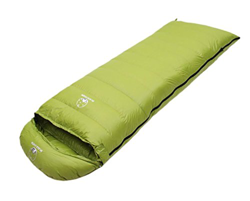 CIYAZA Saco de Dormir de plumón de Ganso Blanco para Acampar al Aire Libre para Adultos Equipo para Mantener el Calor 400 g-1600 g / 95%, Verde, 1600  en oferta