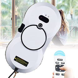 ATRNA Robot Limpiacristales Ventana, Robot Limpieza de Ventanas con Control Remoto para Vidrio, Piso, Baldosas de Cerámica, con Trapo-White características