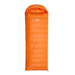 CIYAZA Saco de Dormir de plumón de Ganso Blanco para Acampar al Aire Libre Adulto Mantener Caliente Equipo 400g-1600g / 95%, Amarillo, 1600g precio