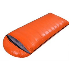 CIYAZA Saco de Dormir de plumón de Pato para Exteriores, sobre para Equipo de Campamento, 600-2000g, Naranja, 1000g precio