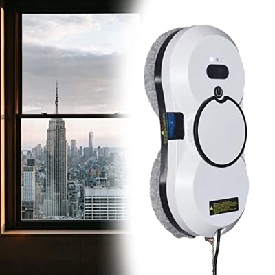 USGitke Robot Limpiacristales,Robot Limpiacristales Inteligente Mando A Distancia Robot Limpiacristales Automático Inteligente,para Limpieza De Crista