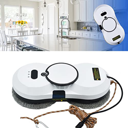 ATRNA Robot Limpiador De Ventanas, Automático Aspirador Robot Limpiacristales Inteligente con Succión Fuerte Interior/Exterior-White precio