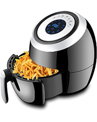 DBHFGJMN Freidoras De Aire con Pantalla Táctil Digital De 5.5L Horno 7 Preajustes De Cocción 1500W Cocina Eléctrica Baja En Grasa Sin Aceite Control D en oferta