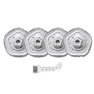 Minghunian 5 Piezas PañOs de Mopa Lavable para W10/W10 Pro Robot Aspiradora Accesorios Repuestos