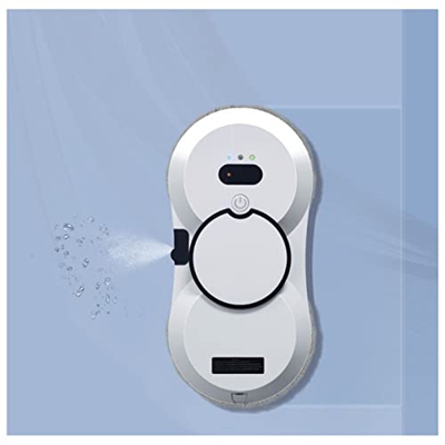 USGitke Robot limpiacristales,Robot Limpiador Remoto Automático,para Herramienta de Limpieza de Vidrios para Ventanas para Pisos Alti-White