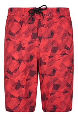 Mountain Warehouse Bañador Estampado para Hombre - Prenda elástica de Secado rápido con protección UV y Malla - Ideal para Vacaciones, Piscina y Depor