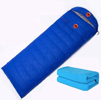 Sacos de Dormir para Acampar Saco de Dormir Abajo Cuatro Estaciones Acampar al Aire Libre Adultos Almuerzo Interior, Ultraligero y portátil, Saco de D