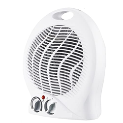 AURH Ventilador eléctrico de Baja Potencia Ventilador portátil de Ahorro de energía Potente Aire frío y Caliente Seguro 2 velocidades Home Office 2000 en oferta