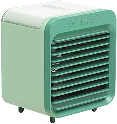Jrechio Mini Aire Acondicionado Ventilador de refrigeración portátil USB 3 velocidades Oficina hogar Aire Acondicionado multifunción humidificador Air