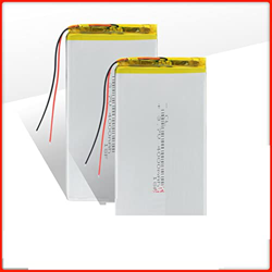 NOOPIOR Batería de 3,7v 4000mah, Recargable para grabadora, portátil, Banco de energía, Altavoz portátil, navegación, lámpara Led, luz, interfono, 2 P en oferta