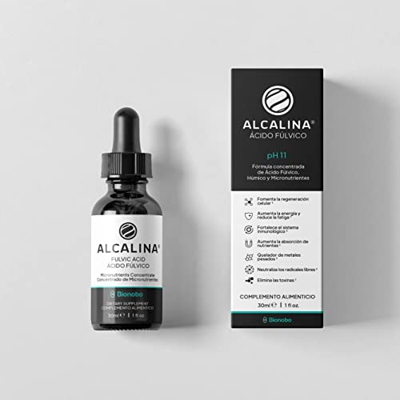 ALCALINA | Ácido Fúlvico 30ml | 2 Meses de uso a diario