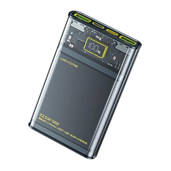 Ezalor 20000mAh Power Bank 22.5W Cargo rápido Cargador portátil Gran Capacidad Batería Externa 3 Salida PD3.0 QC4.0 USB C IN/Output,Negro,10000mAh en oferta