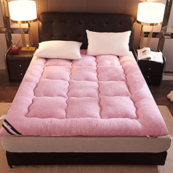 RHSH Colchón de Futón Grueso, Colchón de Piso Blando, Colchón de Lana con Pliegues de Tatami Transpirable, Almohadilla de Cama Cálida Colchoneta Doble en oferta