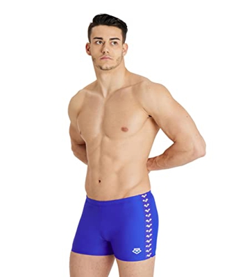Arena Icons Solid Bañador corto para hombre, Neon Blue, 95